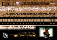 2001 Fleer Triple Crown Mike Lowell #108