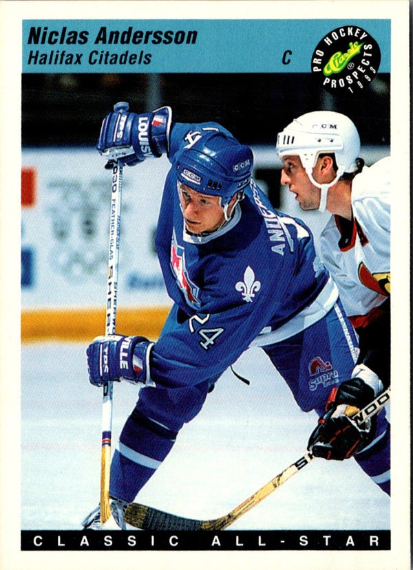 1993 Classic Pro Prospects Niklas Andersson #120
