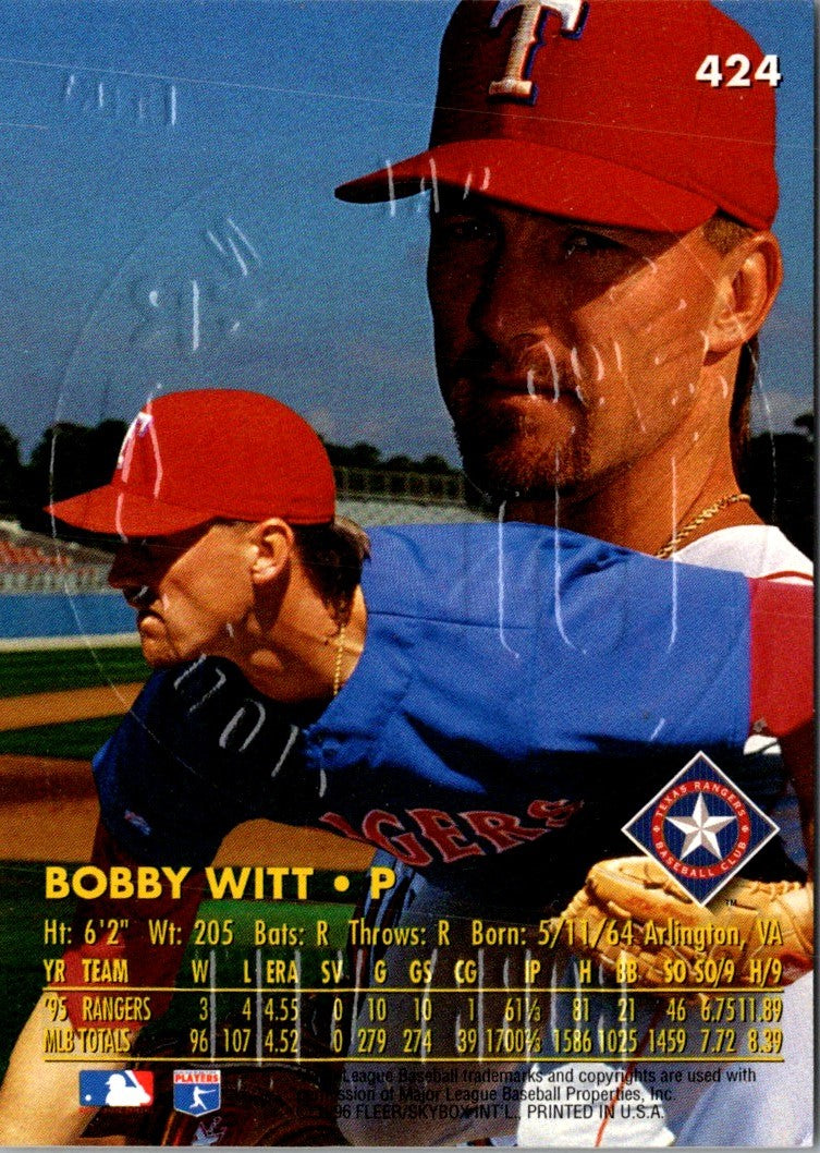 1996 Ultra Gold Medallion Bobby Witt