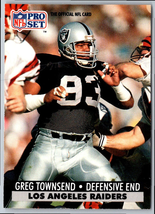 1991 Pro Set Greg Townsend #195