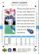 1998 Upper Deck Black Diamond Rookie Edition Yancey Thigpen