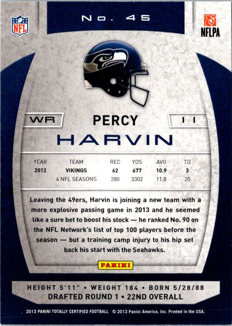 2012 Panini Absolute Percy Harvin