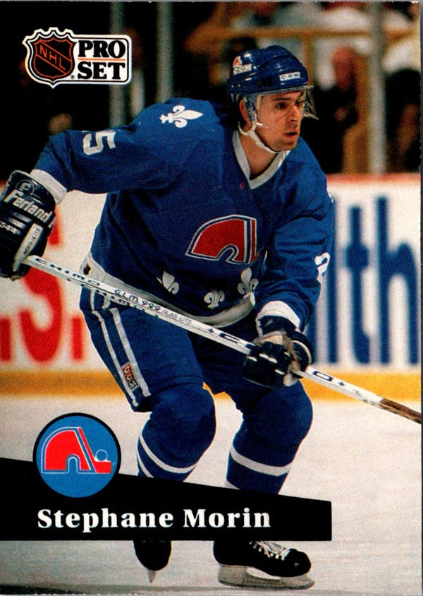 1991 Pro Set Stephane Morin #201