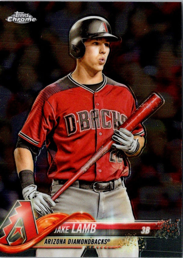 2018 Topps Chrome Refractor Jake Lamb #106