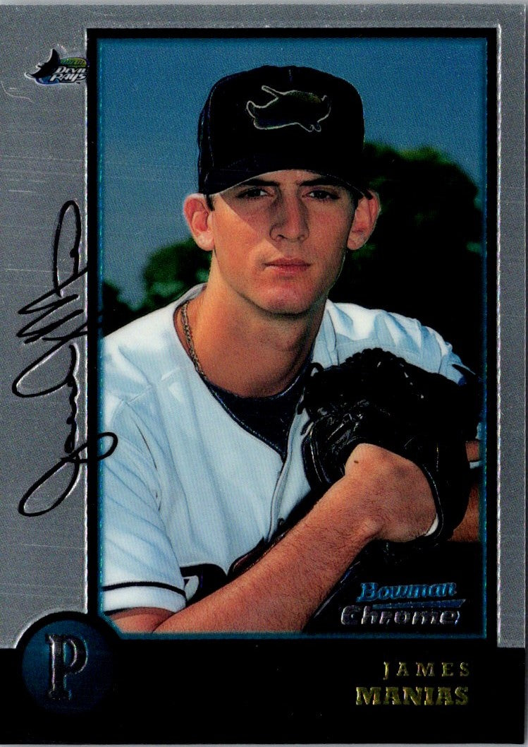 1998 Bowman Chrome Refractors James Manias