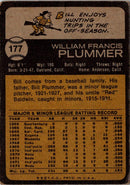 1973 Topps Bill Plummer