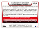 2012 Bowman Chrome Prospects Anthony Garcia