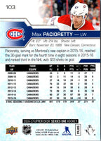 2016 Upper Deck Max Pacioretty #103