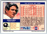 1989 NFL Proset Chuck Noll #355