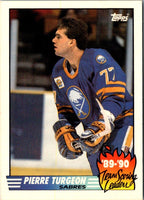 1990 Topps Team Scoring Leaders Pierre Turgeon #20