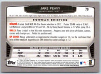 2014 Bowman Jake Peavy #70