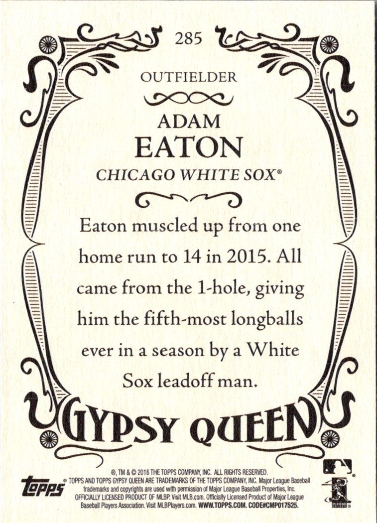 2016 Topps Gypsy Queen Adam Eaton