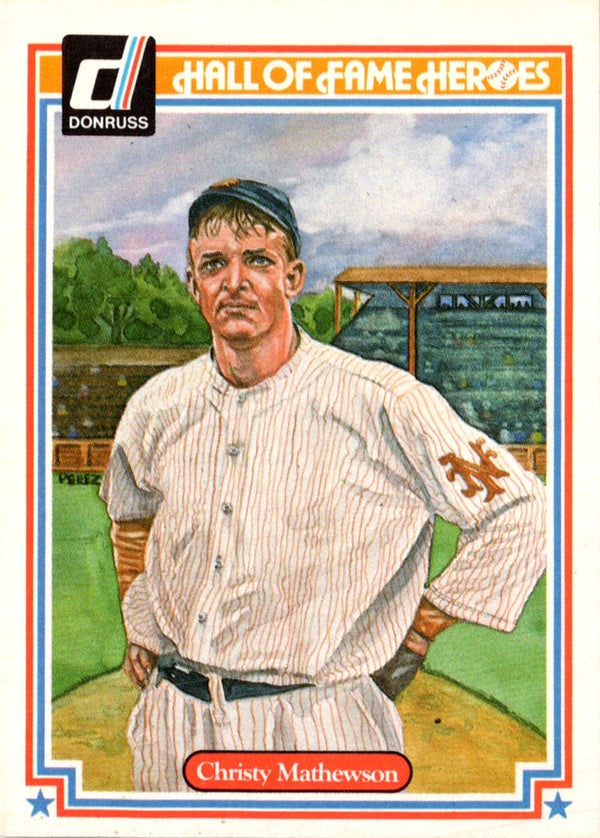 1983 Donruss Hall of Fame Heroes Christy Mathewson #3