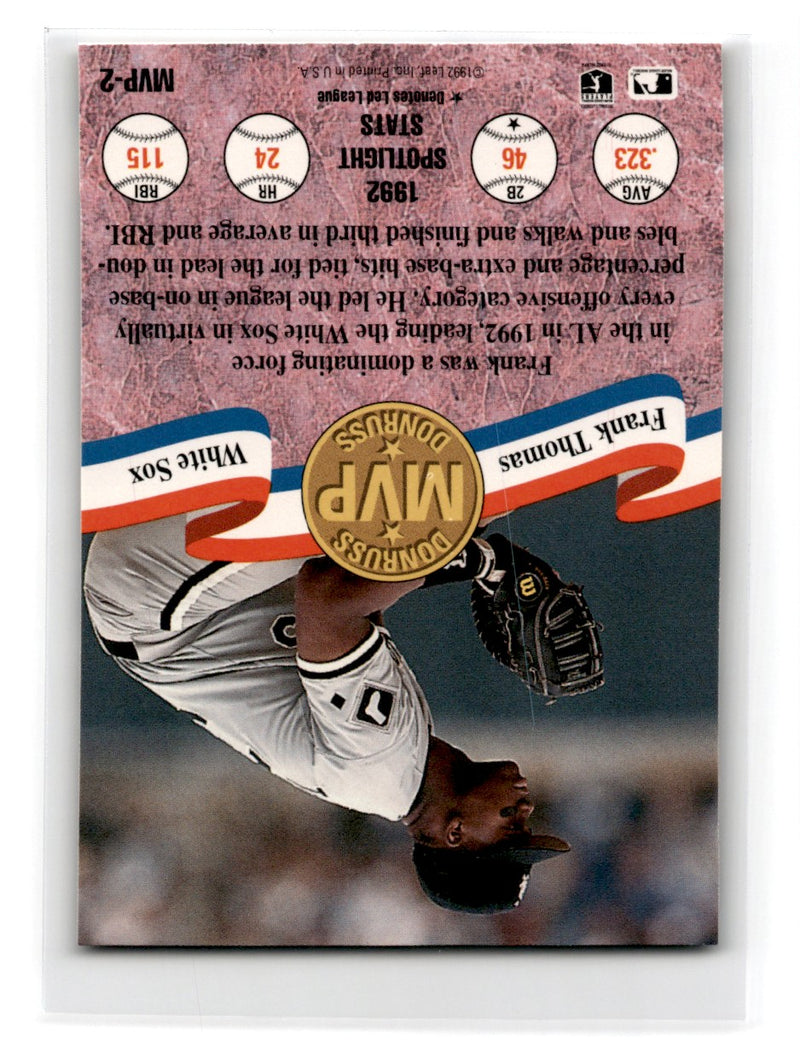 1993 Donruss MVP's Frank Thomas