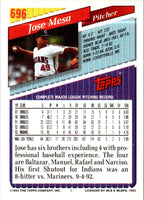 1993 Topps Jose Mesa #696