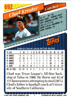 1993 Topps Inaugural Marlins Chad Kreuter #692