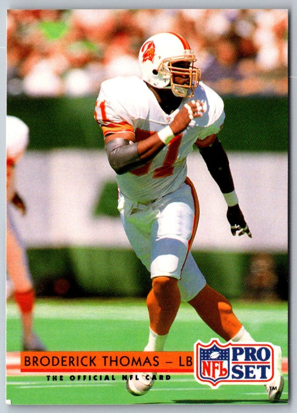 1992 Pro Set Broderick Thomas #340