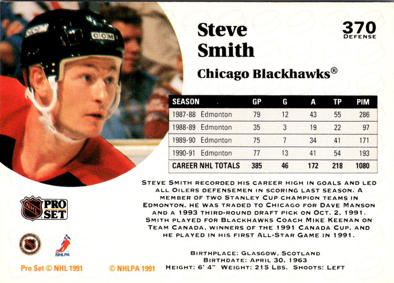 1991 Pro Set Steve Smith