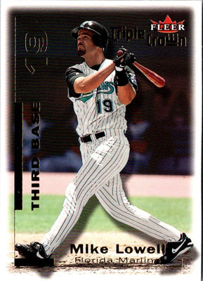 2001 Fleer Triple Crown Mike Lowell #108