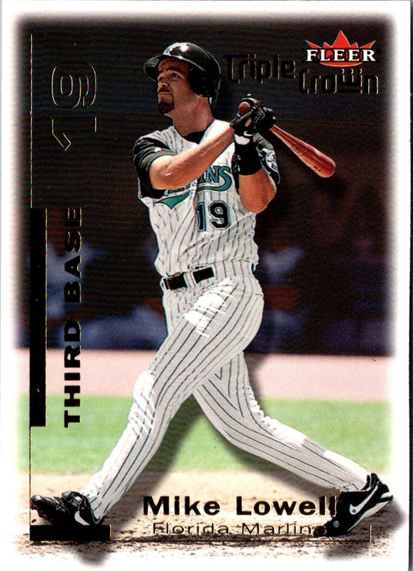 2001 Fleer Triple Crown Mike Lowell #108