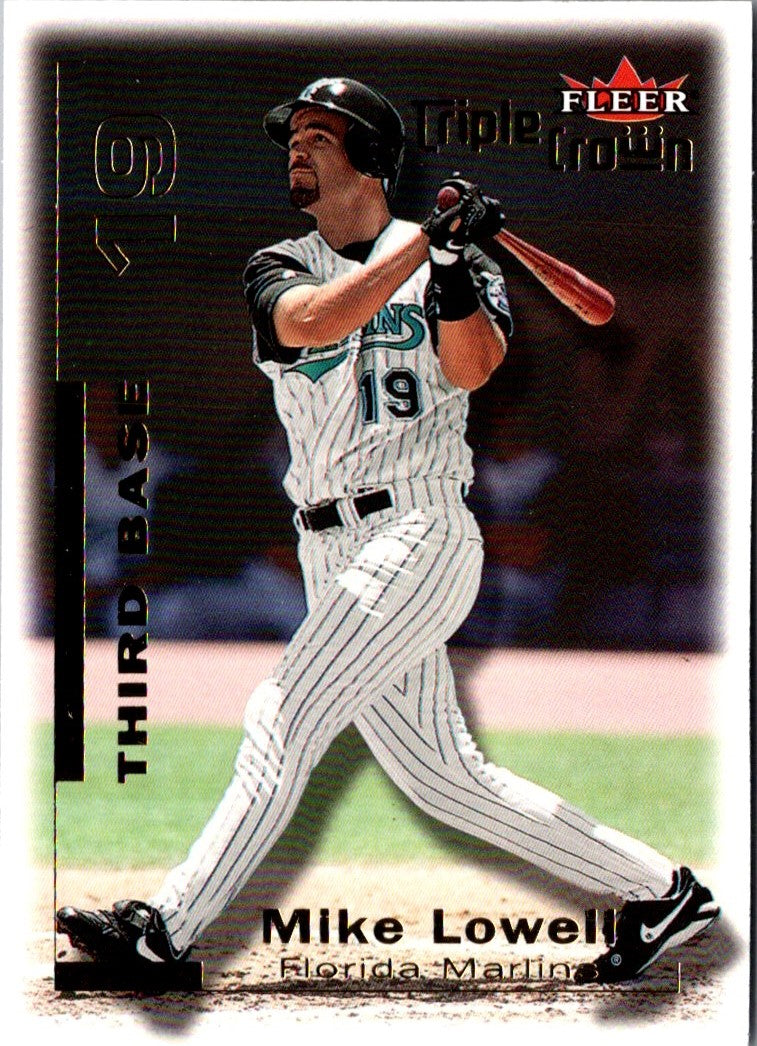 2001 Fleer Triple Crown Mike Lowell