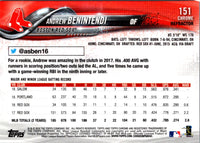 2018 Topps Chrome Refractor Andrew Benintendi #151