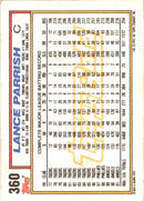 1992 Topps Lance Parrish