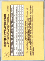 1985 Donruss Keith Atherton #340