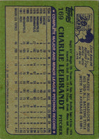 1982 Topps Charlie Leibrandt #169