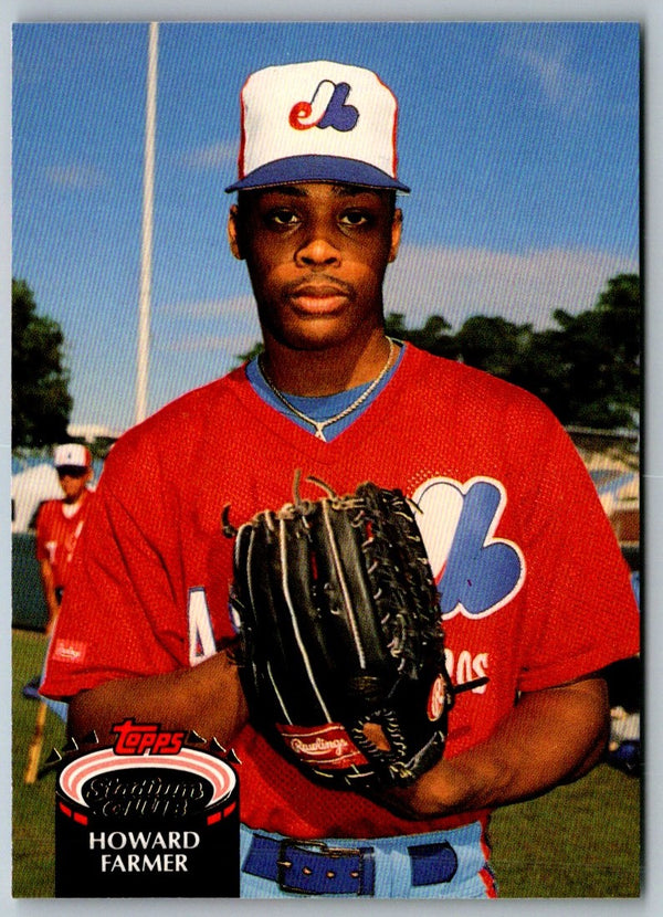 1992 Stadium Club Howard Farmer #367