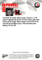2000 Multi-Ad Hickory Crawdads Update David Powell #4