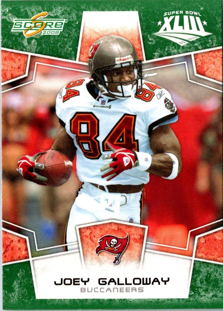 2008 Score Super Bowl XLIII Joey Galloway