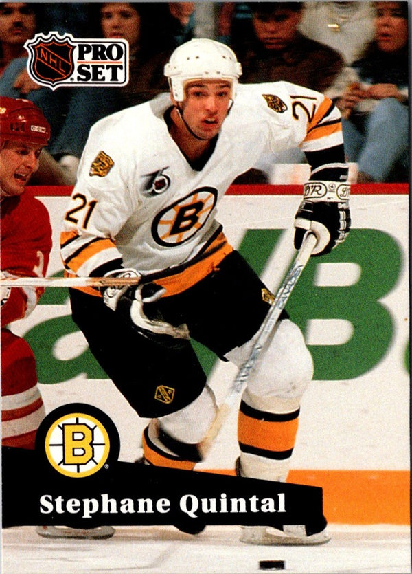 1991 Pro Set Stephane Quintal #350