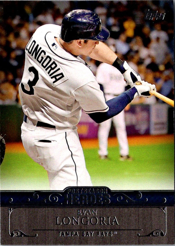 2013 Topps Chrome Update Postseason Heroes Evan Longoria #PH-15