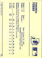 1989 Star Theron Todd #73