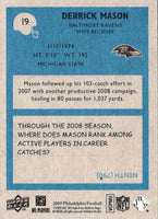 2009 Upper Deck Derrick Mason #19