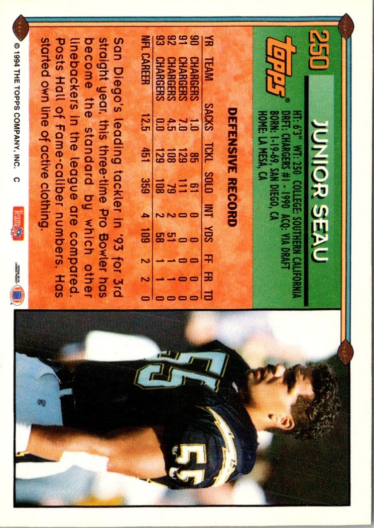 1994 Topps Junior Seau