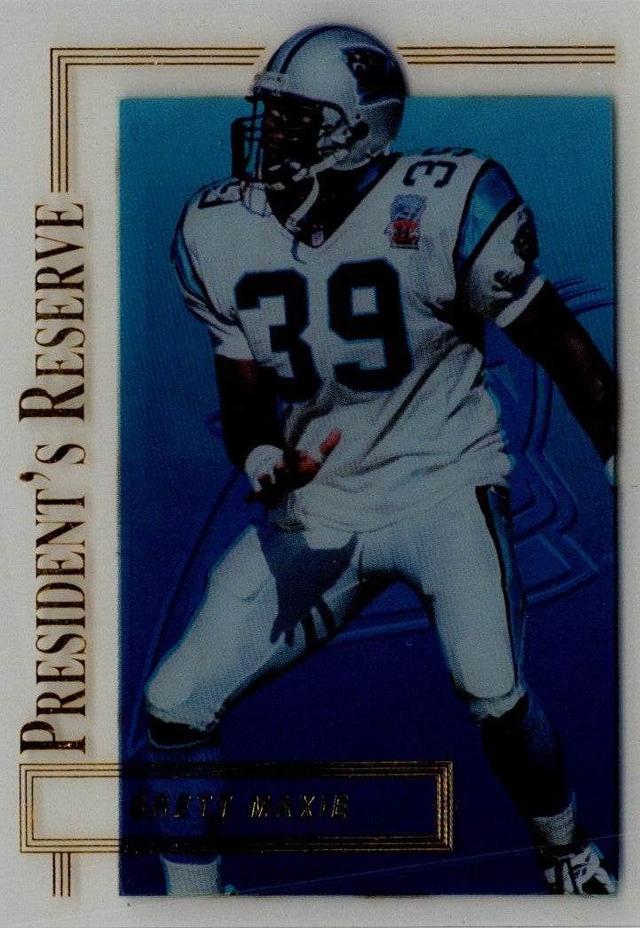 1996 Collector's Edge President's Reserve Brett Maxie