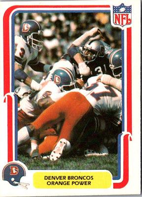 1980 Fleer Team Action Orange Power (Defense) #16