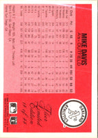 1986 Fleer Limited Edition Mike Davis #14