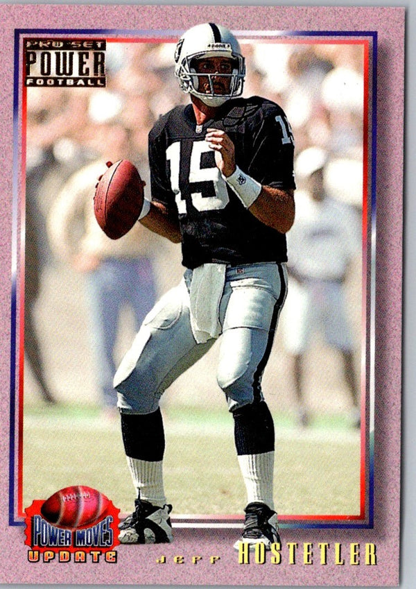 1993 Pro Set Power Update Moves Jeff Hostetler #PMUD12