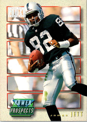 1993 Pro Set Power Update Prospects Gold James Jett #PP20