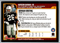 2000 Bowman Napoleon Kaufman #17