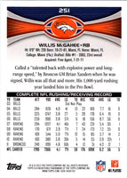 2012 Topps Willis McGahee #251