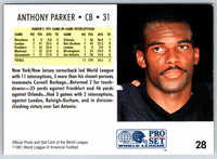 1991 Proset World League Anthony Parker #28