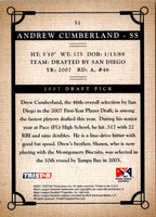 2007 Tristar Prospects Plus Andrew Cumberland #51