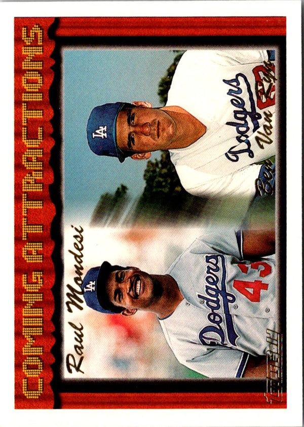 1994 Topps Raul Mondesi/Ben Van Ryn #783 Rookie