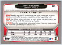2013 Bowman Tony Cingrani #173