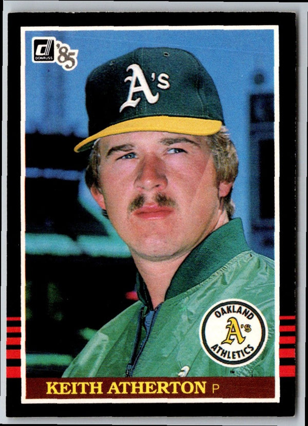 1985 Donruss Keith Atherton #340
