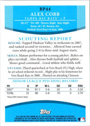 2008 Bowman Prospects Alex Cobb